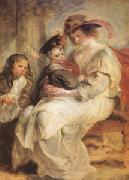 Peter Paul Rubens Helene Fourment and Her Children,Claire-Jeanne and Francois (mk05 ) oil painting picture wholesale